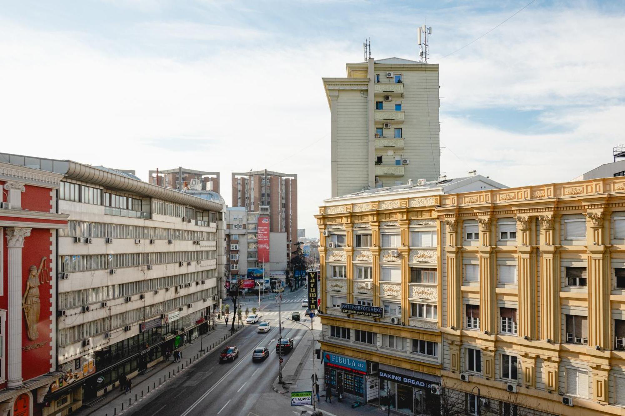 Friendship Apartment Skopje Bagian luar foto